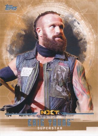 323x450 Eric Young Bronze 99 Base Parallel Variant - Wwe Painting Games