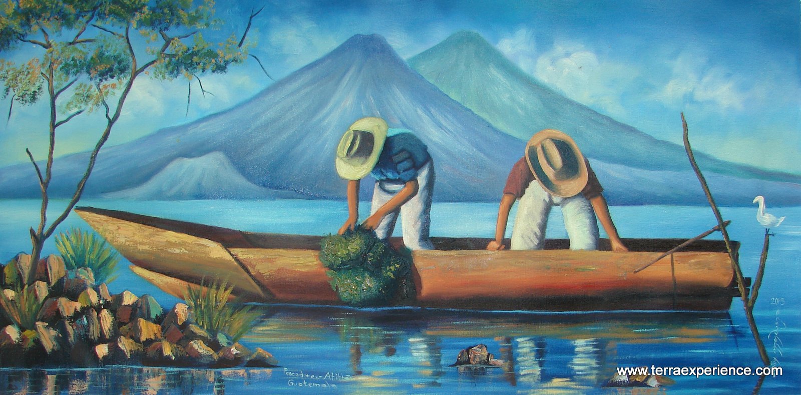 1600x789 Mayan Naive Oil Paintings From The Santiago Atitlan Area - Www Painting Com