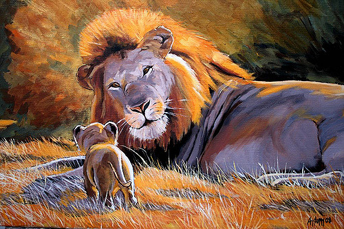500x333 Httpwww.africa Vater Und Sohn. Father - Www Painting Com