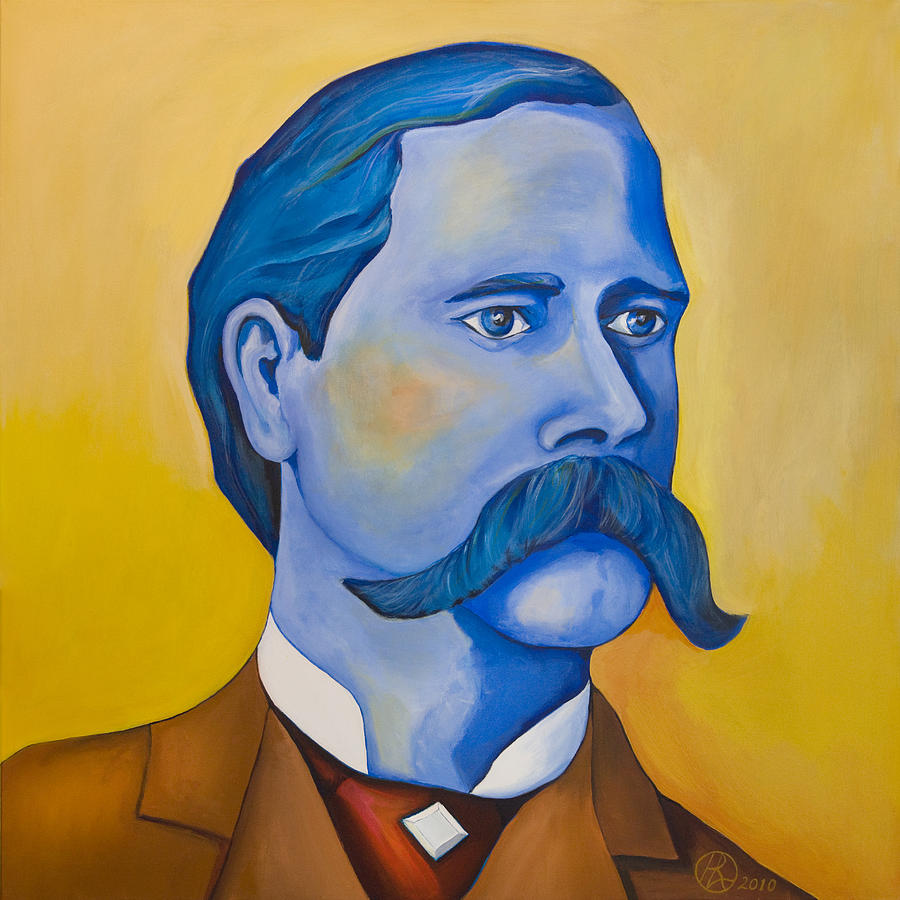 900x900 Wyatt Earp Painting By Robert Lacy - Wyatt Earp Painting