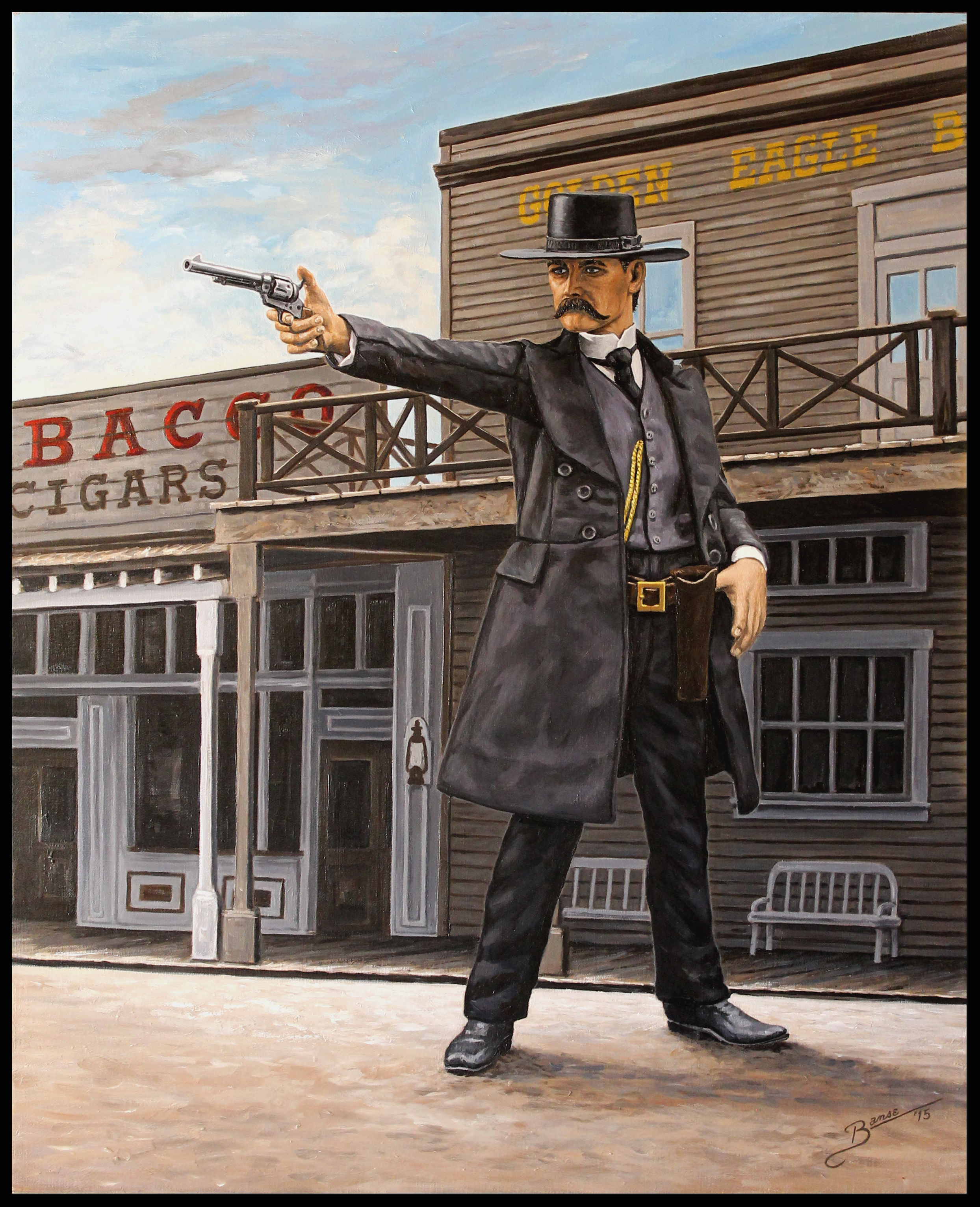2488x3064 Glen Fortune Banse Western Art - Wyatt Earp Painting