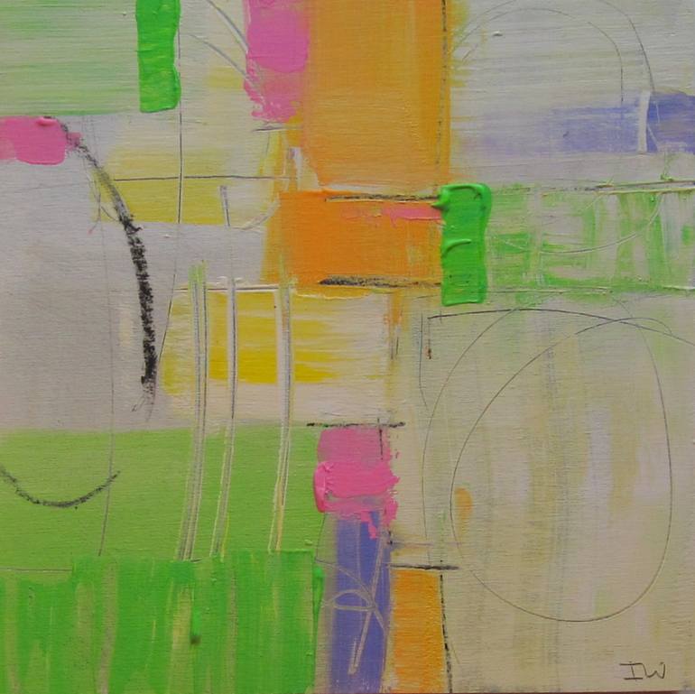 770x769 Saatchi Art Playground Painting By Isabel Wyatt - Wyatt Painting