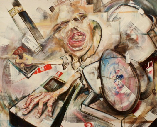 535x433 Wyatt Mills Paintings Are A Visceral Rage Mutantspace - Wyatt Painting