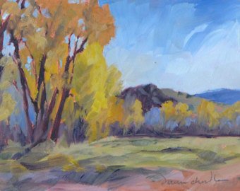 340x270 Wyoming Painting Etsy - Wyoming Painting