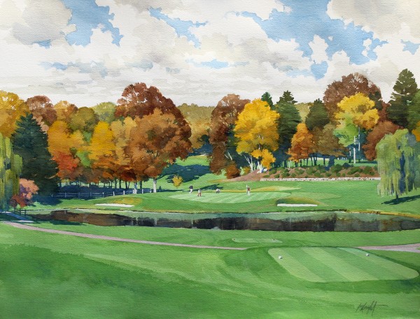 600x455 Wyoming Valley C.c., Pa Autumn - Wyoming Valley Painting