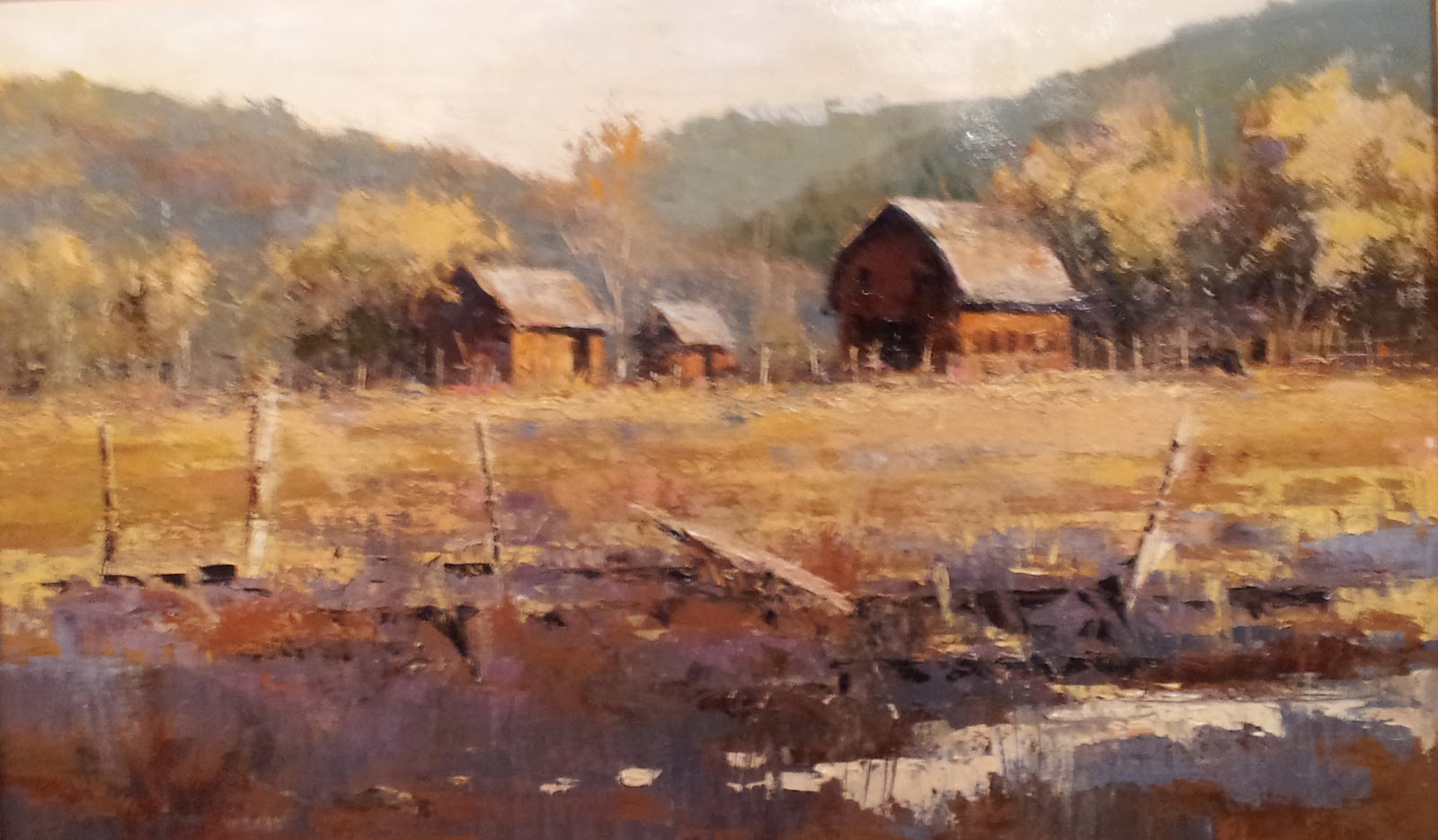 1600x935 David Dean Fine Art February 2012 - Wyoming Valley Painting
