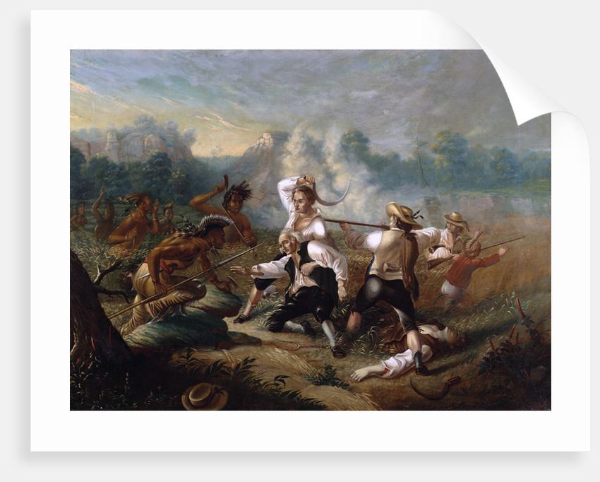 850x682 Massacre - Wyoming Valley Painting