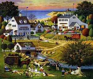 300x255 The Shadow Box - Wysocki Painting