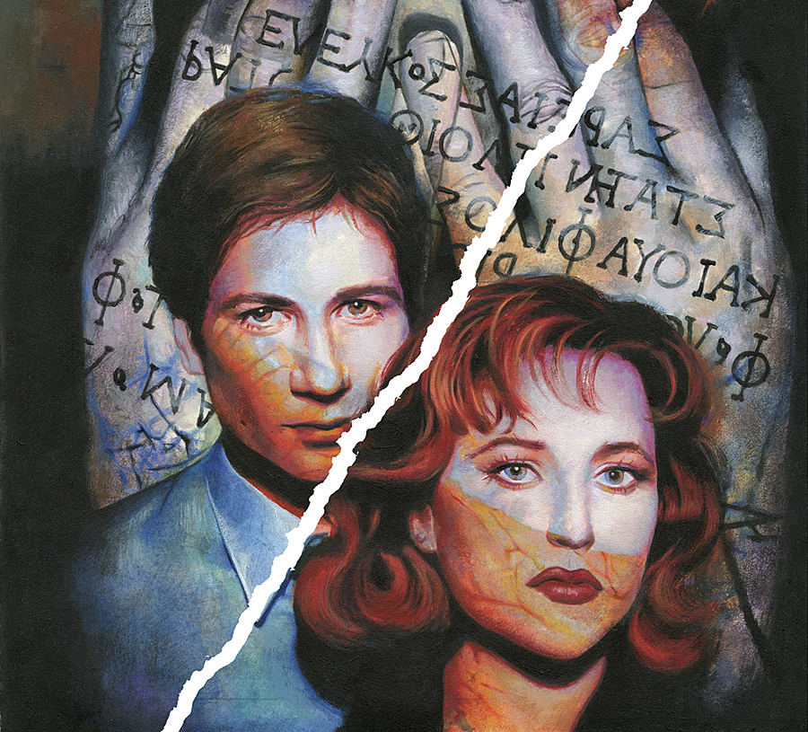 900x815 The X Files Season 11 (Idw) - X Files Painting