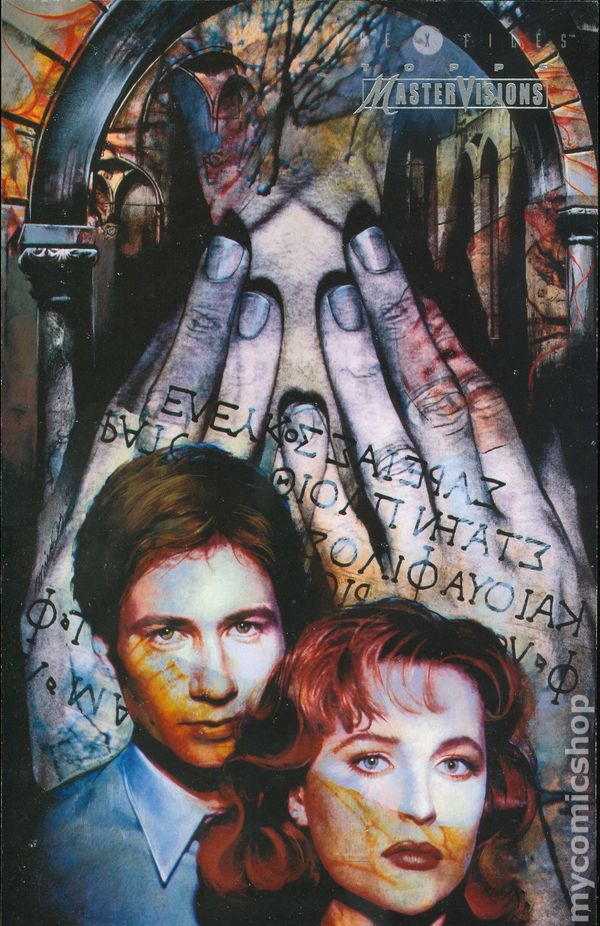 600x926 X Files Collector Cards Individual (1995 Mastervisions) Comic Books - X Files Painting
