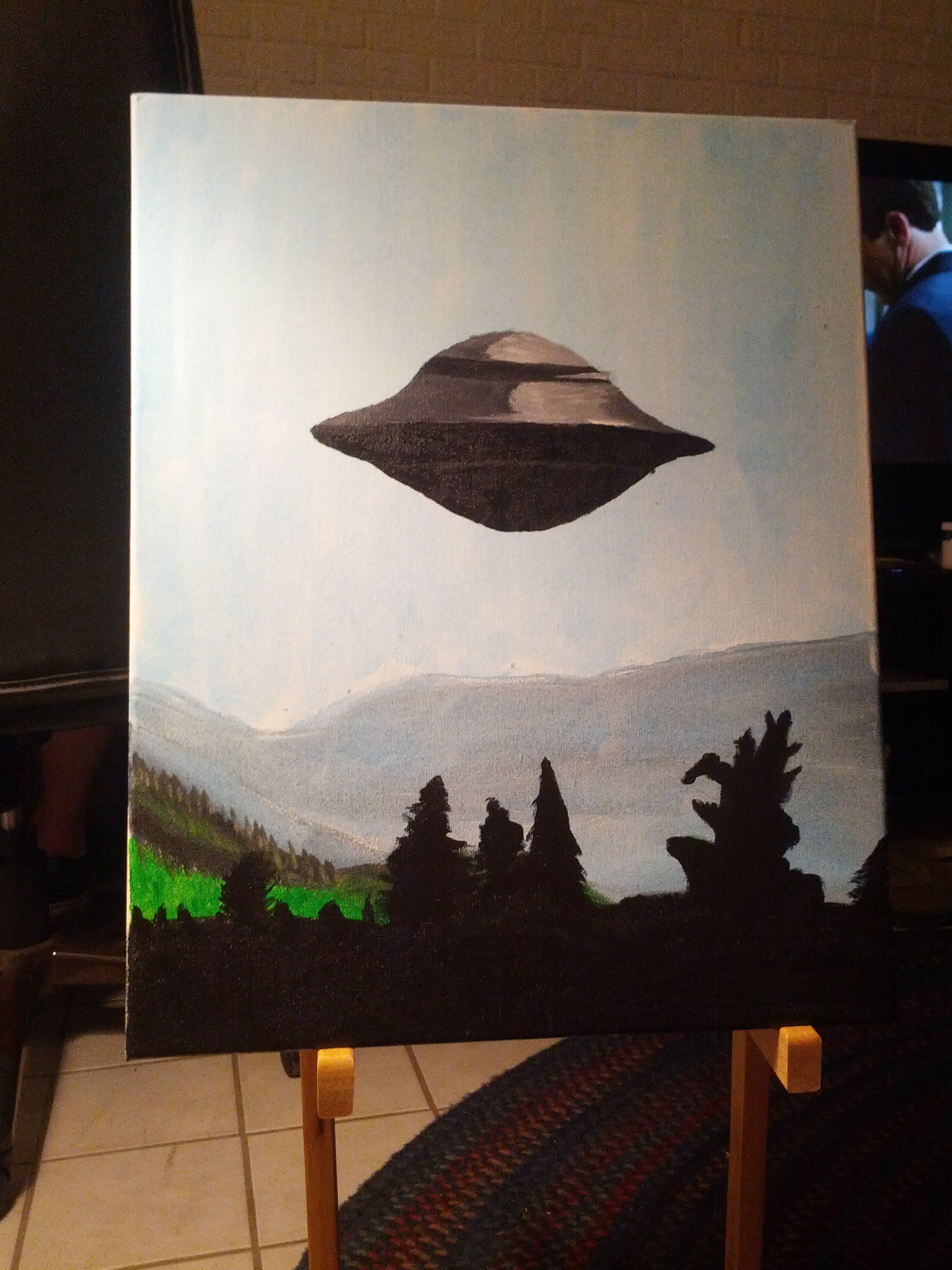 1944x2592 X Files Painting - X Files Painting