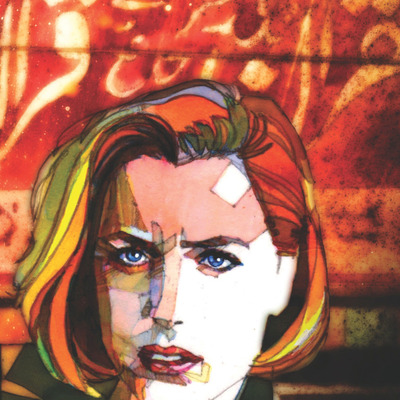 400x400 X Files Season 10 - X Files Painting