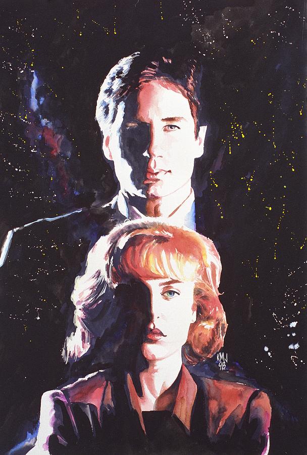 608x900 X Files Painting By Ken Meyer - X Files Painting