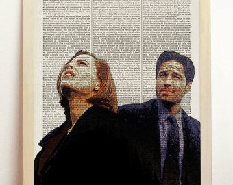 340x270 Xfiles Poster Etsy - X Files Painting