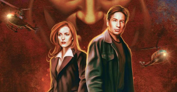 688x360 Mulder And Scully Find Monsters In New X Files Trailer - X Files Painting