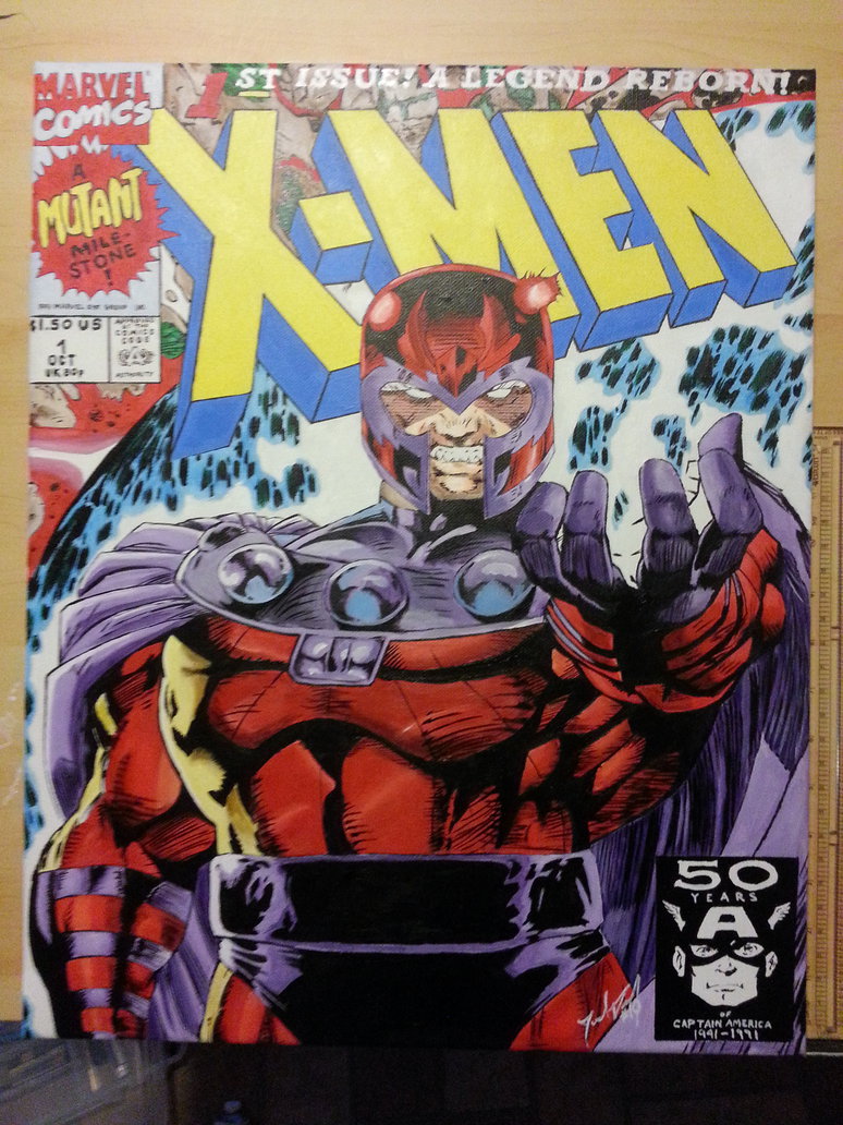 774x1032 X Men 1 Magneto Acrylic Painting By Gr4phik By Gr4phik - X Men Painting
