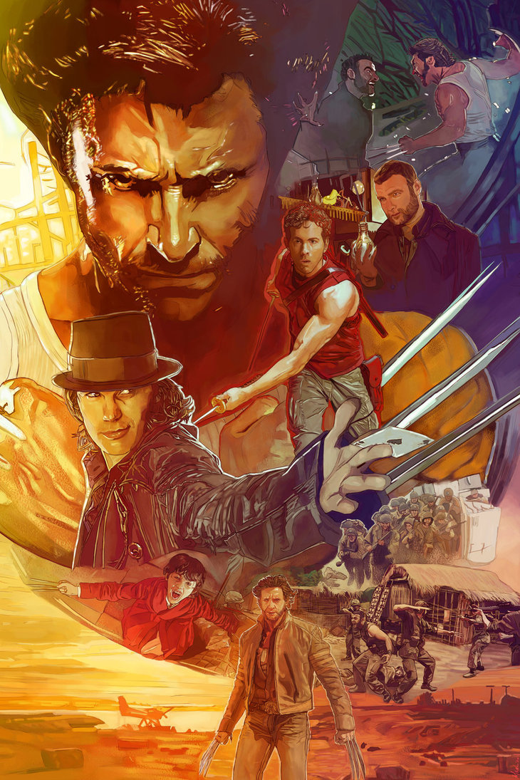 730x1095 X Men Origin Digital Painting By Alsoncatlover - X Men Painting