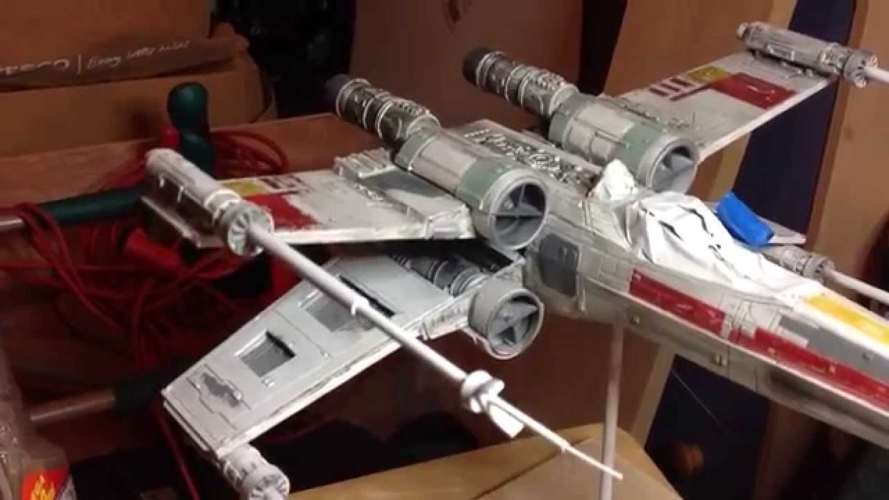 1280x720 The X Wing Continues. More Paint And Loads More Dirt! - X Wing Painting