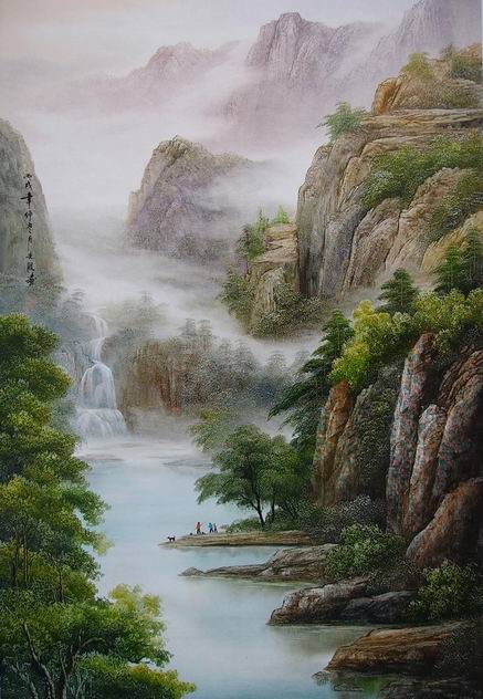 437x632 The Xanadu Painting, A Chinese Ink Style Paintings Reproduction - Xanadu Painting