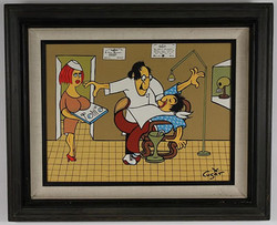 250x203 Xavier Cugat Paintings - Xavier Cugat Painting