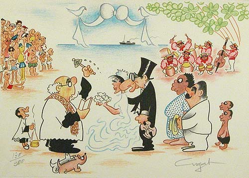 500x357 Kalebeul Lithos By Xavier Cugat - Xavier Cugat Painting