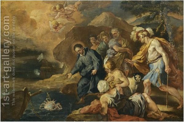 600x401 The Miracle Of Saint Francis Xavier And The Crab Francesco - Xavier Painting