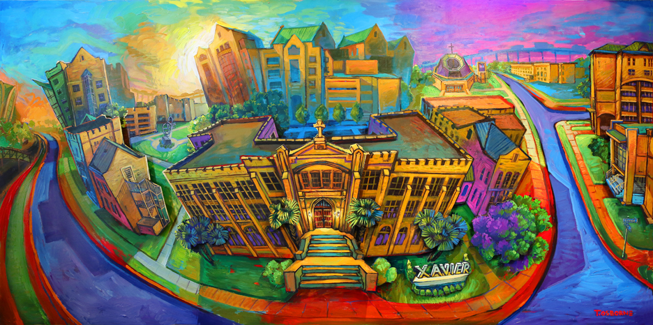 936x466 Xavier University Poster - Xavier Painting