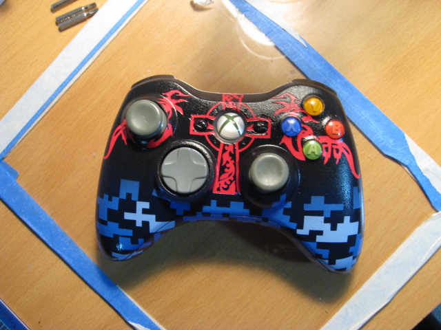 640x480 Xbox Controller Custom Paint By Midnightninja69 - Xbox Controller Painting