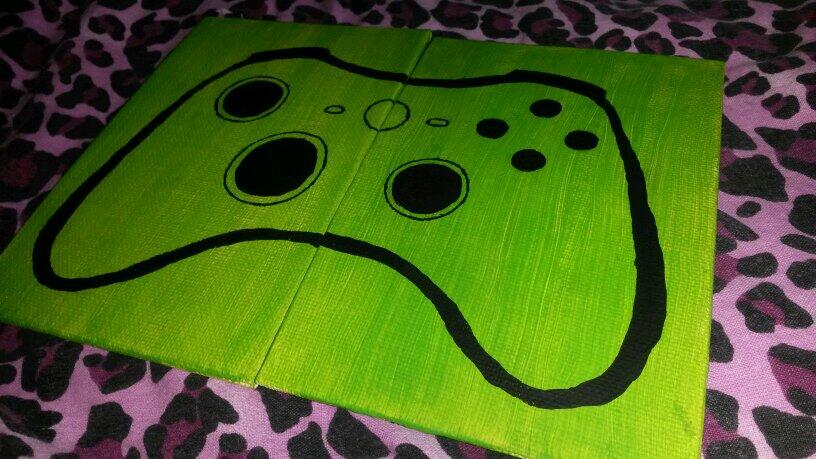 816x459 Xbox Painting By Ras Blackfire - Xbox Painting