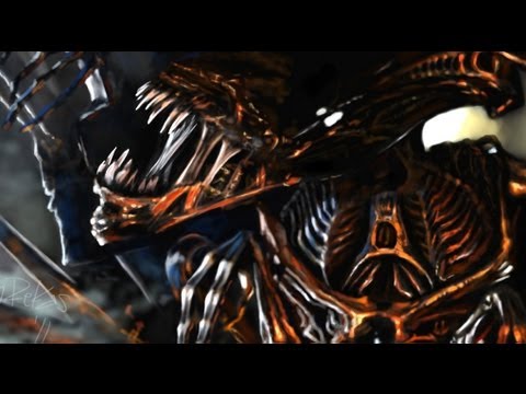 480x360 Queen Of Xenomorph - Xenomorph Painting