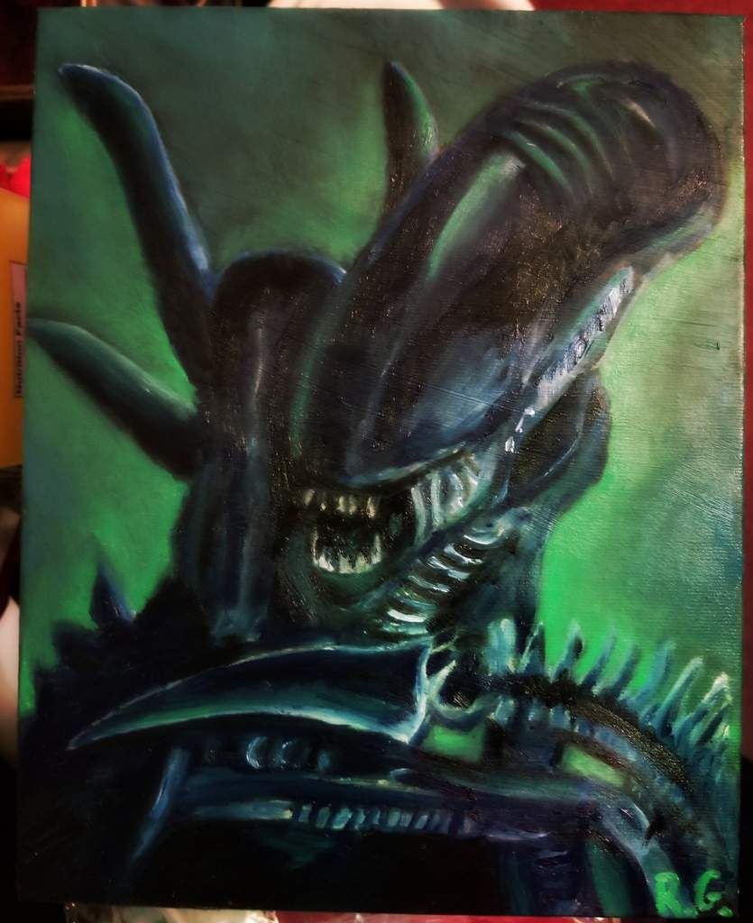 835x1024 Xenomorph Painting! Horror Amino - Xenomorph Painting