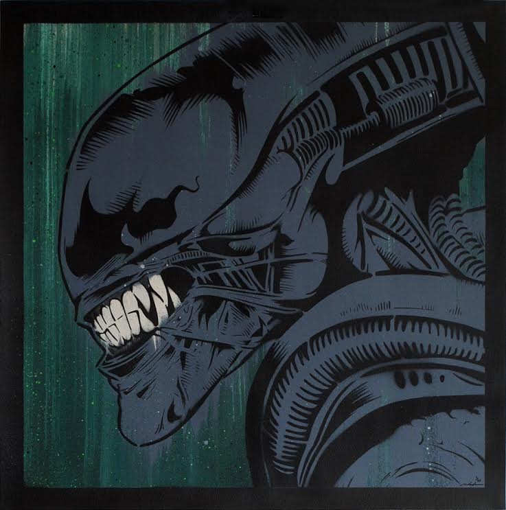 737x743 Xenomorph 411posters - Xenomorph Painting