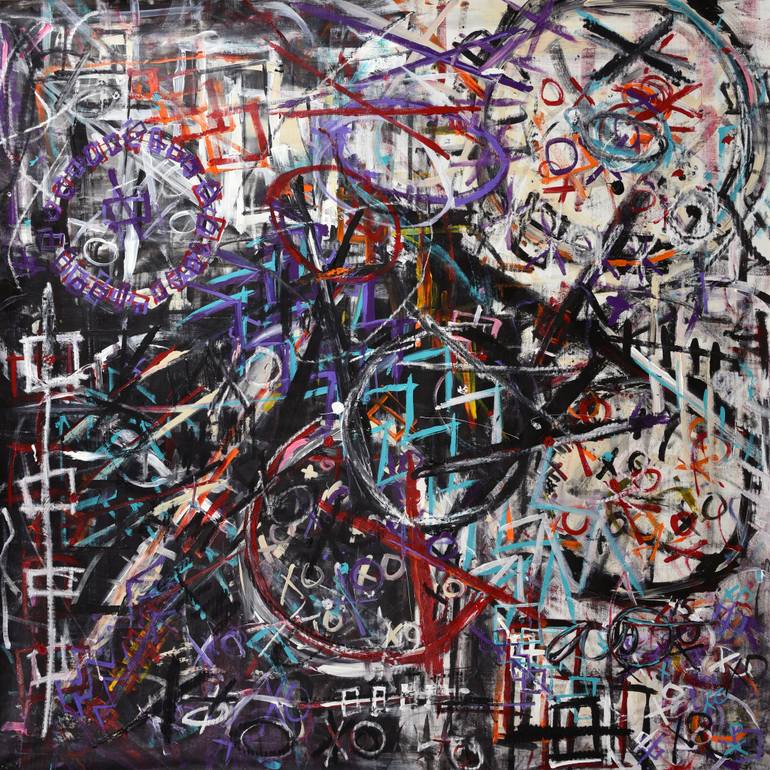 770x770 Saatchi Art Xo Painting By Adam Disbrow - Xo Painting