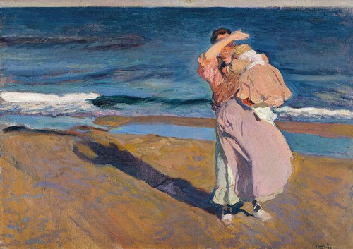 500x353 Art Prints Of Fisherwoman With Her Son By Joaquin Sorolla Y Bastida - Y Painting