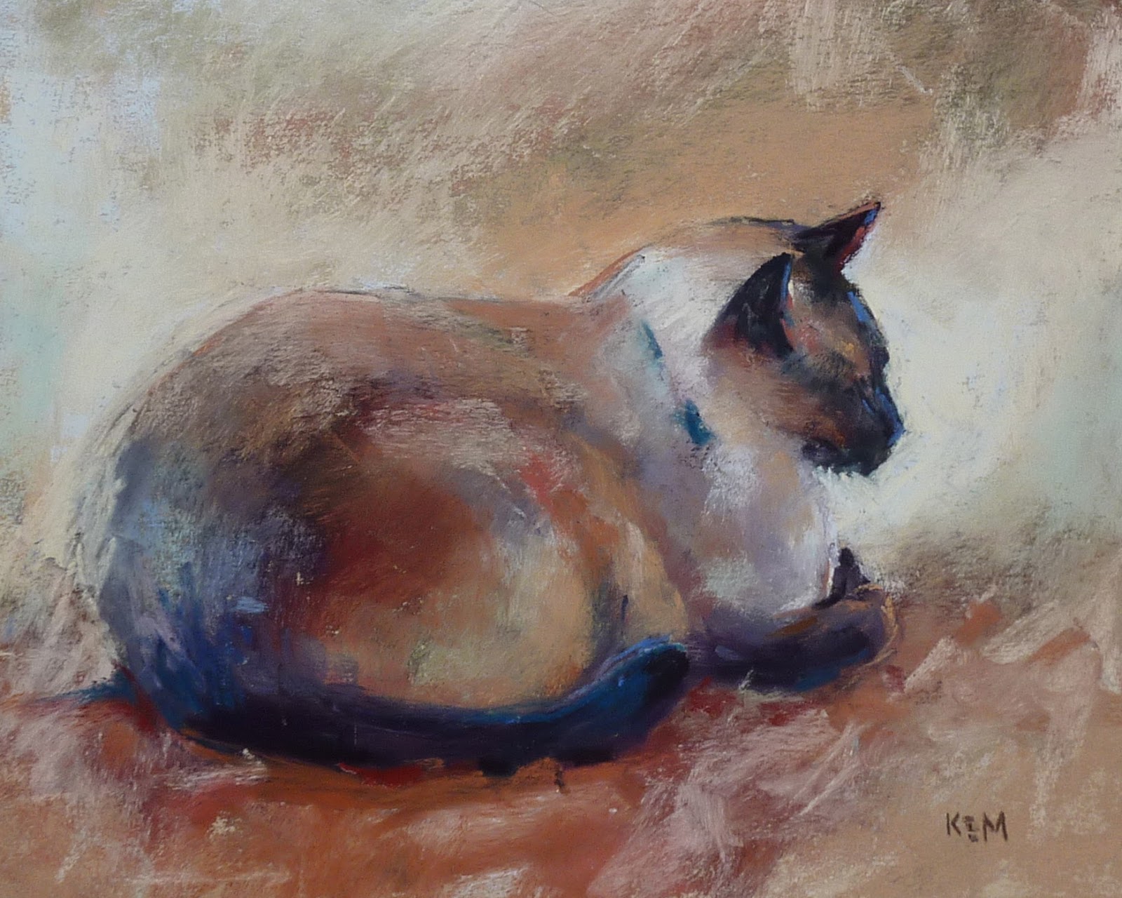 1600x1280 Painting My World Demo Monday How To Paint A Cat In Pastel - Yahoo Painting