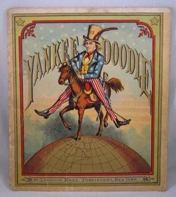 358x400 Yankee Doodle Book Vintageantique Children's Picture, Story - Yankee Doodle Painting