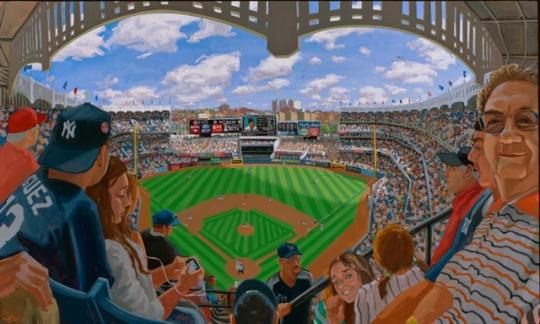 540x324 Yankee Stadium Max Mason - Yankee Stadium Painting