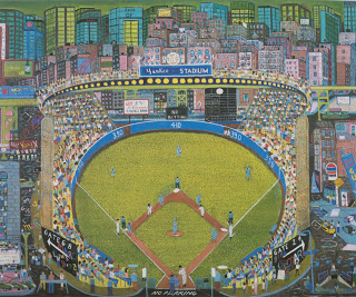 320x267 American Folk Art @ Cooperstown Yankee Stadium And An American Utopia - Yankee Stadium Painting