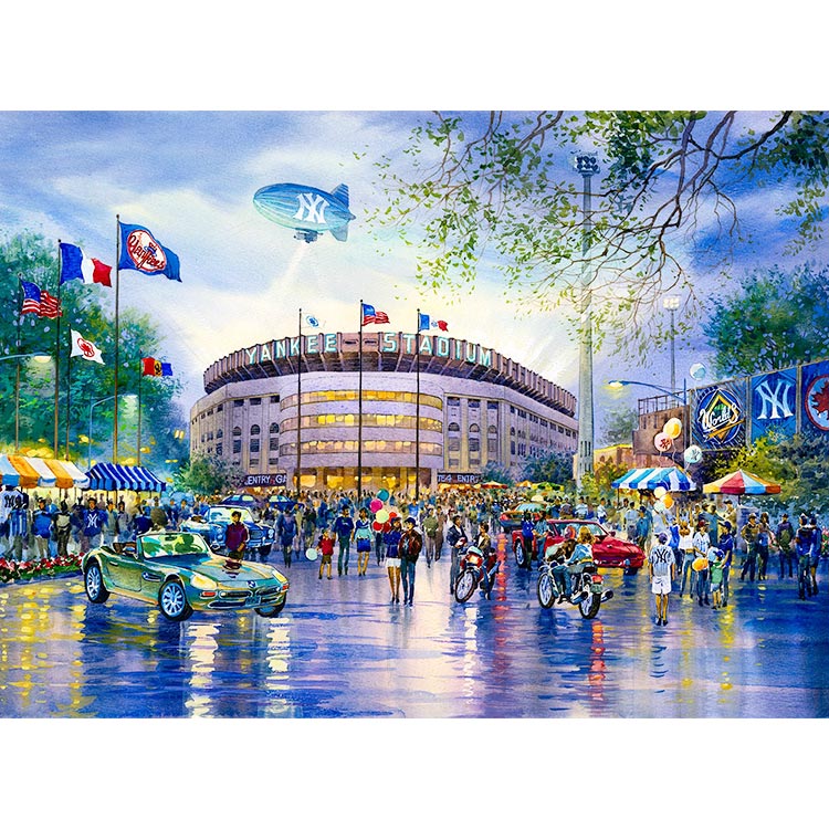 750x750 Yankee Stadium New York Art - Yankee Stadium Painting
