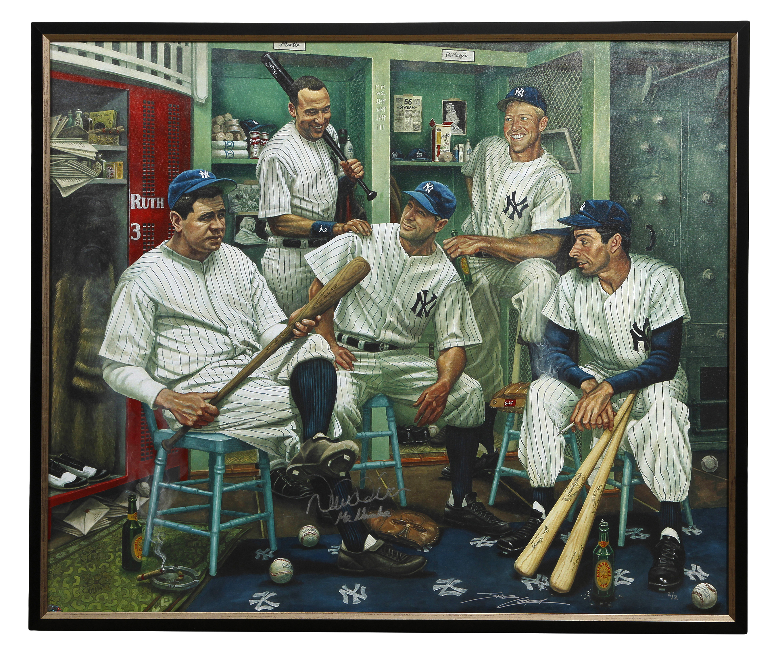 2700x2291 Lot Detail - Yankees Painting