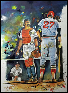 221x300 New York Yankees Paintings - Yankees Painting