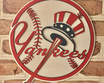 340x270 New York Yankees Art Etsy - Yankees Painting