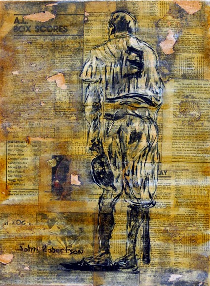 424x576 Baseball Painting Babe Ruth New York Yankees King Of Swat - Yankees Painting
