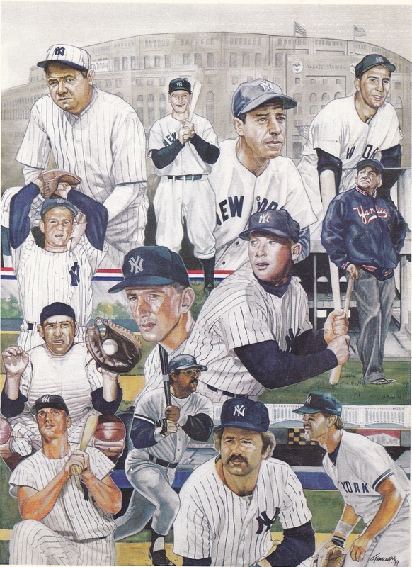 582x800 Yankees Art - Yankees Painting