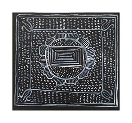 425x394 Tantric Painting Yantra Painting (Paper, 13 Cm X 0.1 Cm X 13 Cm - Yantra Painting