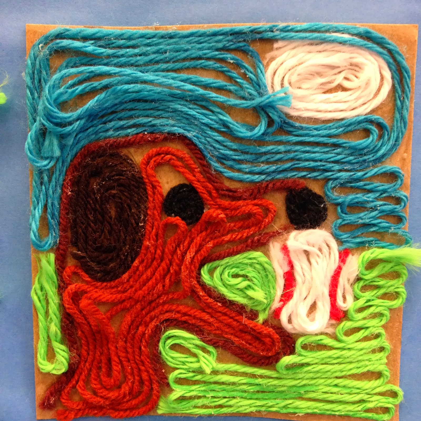 1600x1600 The Art Classroom - Yarn Painting