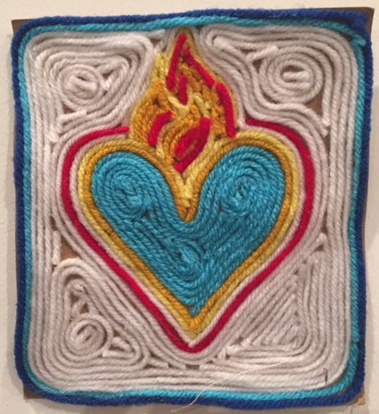 425x464 Unity And The Art Of The Huichol Culture Informath - Yarn Painting