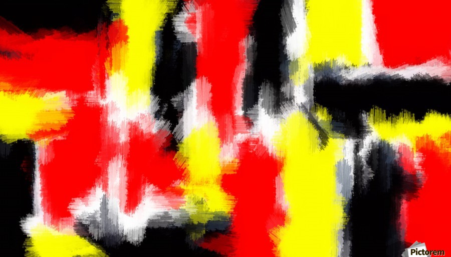 900x514 Red Yellow And Black Painting Abstract Texture With White - Yellow And Black Painting