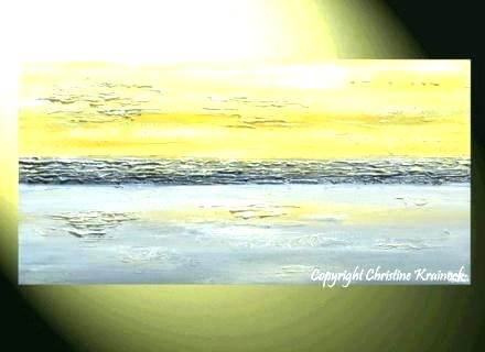 440x320 Gray And Yellow Wall Art - Yellow And Gray Painting