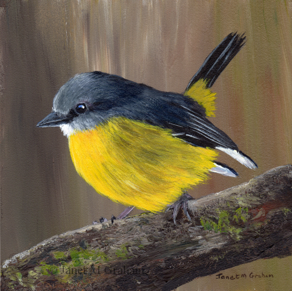 Yellow Bird Painting at PaintingValley.com | Explore collection of ...